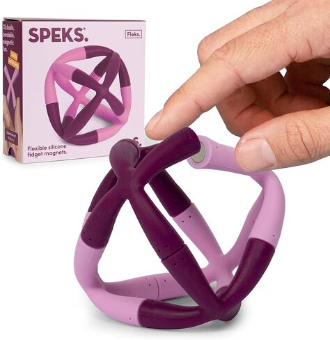 Speks Fleks Silicone 6-Piece Building Set - Bluegrass - Fun Desk Toy for Adults in Saudi Arabia