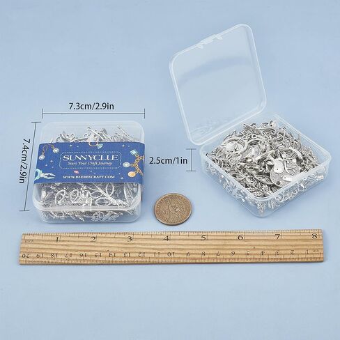 SUNNYCLUE 1 Box 80PCS 10 Styles Bird Tree Leaf Connector Charms Alloy Links Findings Chakra Craft Supplies for DIY Jewelry Bracelet Necklace Earring Making Crafting Accessories，Antique Bronze in Saudi Arabia