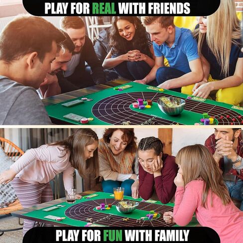 Playin' The Ponies - Horse Race Board Game, Horse Games, Horse Racing Game for Adults, Horse Racing Board Game, Derby Horse Race Game, Race Horse Game Board, Horse Dice Games, Social Party Games in Kuwait