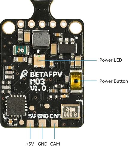 بيتا اف ابي اف M03 فائق الخفة وطاقة خرج عالية 25-350mW 5.8G VTX مع نوع IPX من الهوائي يوفر صورة ثابتة ونقل قوي متوافق مع طائرة درون اكسبريس ال ار اس 2.4G 65-85 ملم in Kuwait