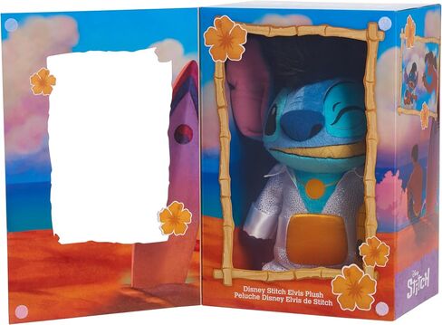 STITCH Disney Elvis Stitch Collector Plush Stuffed Animal, Alien, Officially Licensed Kids Toys for Ages 3 Up, Amazon Exclusive in Saudi Arabia