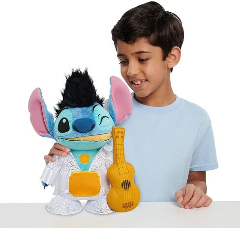 STITCH Disney Elvis Stitch Collector Plush Stuffed Animal, Alien, Officially Licensed Kids Toys for Ages 3 Up, Amazon Exclusive in Saudi Arabia