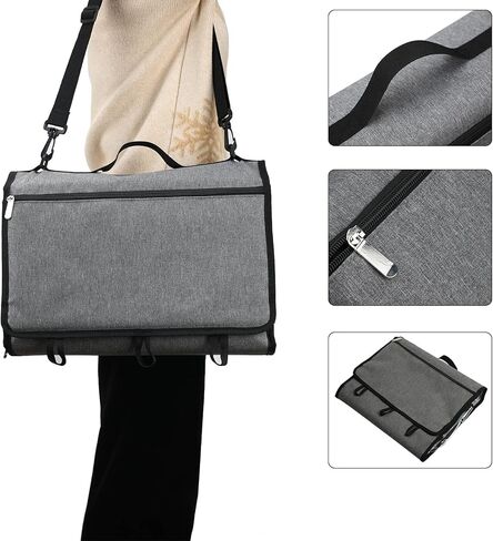 LOOEN Portable Yarn Tote Bag Foldable Hanging Yarn Storage Knitting Organizer Storage, Clear Wall Display Bulk Yarn Organizer Bag for DIY Knitting in Kuwait