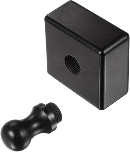 HARFINGTON Leather Edge Burnisher Tool 3 Type Black Ebony Wood 4 Grooves Slim Stick & Round Head & Cube Wood Edge Slicker Leather Burnishing Tool for Polished Edges Craft Leathercraft Working in Saudi Arabia