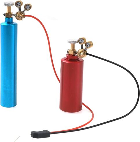 HIRCQOO 1/10 RC Simulation Mini Metal Nitrogen Bottle Compatible with Traxxas TRX-4 Tamiya CC01 Axial SCX10 D90 Redcat HSP 90046 D110 1/10 RC Crawler Truck in Saudi Arabia