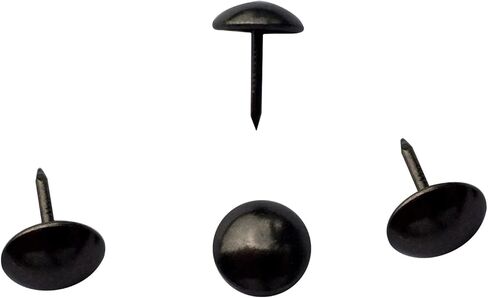 decotacks Dark Smoke Upholstery Nails/Tacks 7/16in - 100 Pcs [Gloss Black/Dark Smoke] DX0511BNI in Kuwait