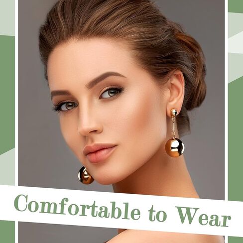 2 Pairs Screw Earring Backs Replacement, 925 Sterling Silver Screw On Earring Backs for Studs, Hypoallergenic Gold Plated Secure Screw Backs Fit for 0.032" Threaded Post (Gold) in Kuwait