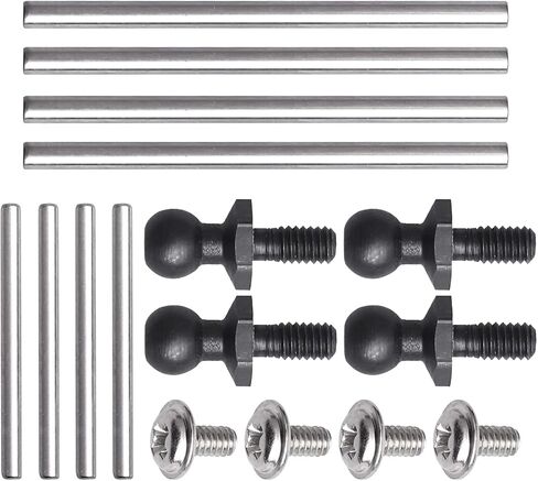 Aluminum Front & Rear Suspension Arms 4-Pack Upgrades for 1/18 Traxxas LaTrax Teton Desert Prerunner SST, Replace Parts 7630 (Blue) in Saudi Arabia