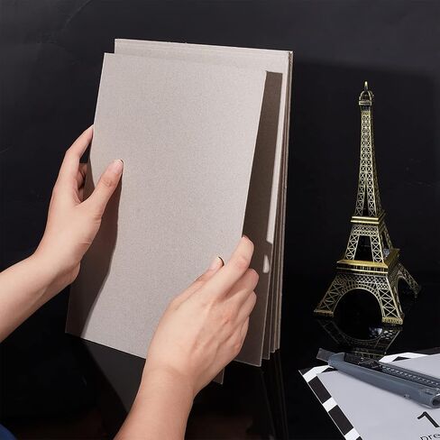 PH PandaHall 11.7 x 8.2 Inch Book Board, 6pcs 2mm Rectangle Binders Board for Book Binding Book Cover Heavy Weight Brown Kraft Cardboard Paper Board for Scrapbooking Picture Frame Backing Invitations in Saudi Arabia