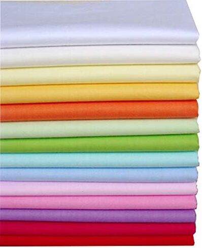 BYY 15. 17.78 سم × 19. 17.78 سم 14 قطعة من نسيج القطن المتين للخياطة، حزم من النسيج المبطن أرباع الدهون in Kuwait