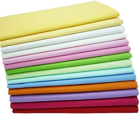 BYY 15. 17.78 سم × 19. 17.78 سم 14 قطعة من نسيج القطن المتين للخياطة، حزم من النسيج المبطن أرباع الدهون in Kuwait