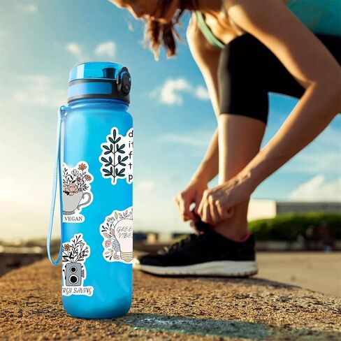 50 قطعة من ملصقات حماية البيئة لزجاجات المياه من الفينيل، ملصقات يوم الارض المقاومة للماء للاطفال والمراهقين لحماية البيئة، ملصقات للابتوب والمجلات هدية لدعاة البيئة in Kuwait