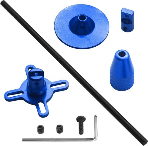 Aluminum Alloy RC GPS Compass Antenna Folding Base Fixed Mount Holder Bracket for RC DIY Quadcopter Multicopter (Blue) in Kuwait