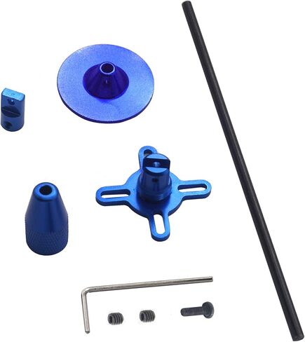 Aluminum Alloy RC GPS Compass Antenna Folding Base Fixed Mount Holder Bracket for RC DIY Quadcopter Multicopter (Blue) in Kuwait