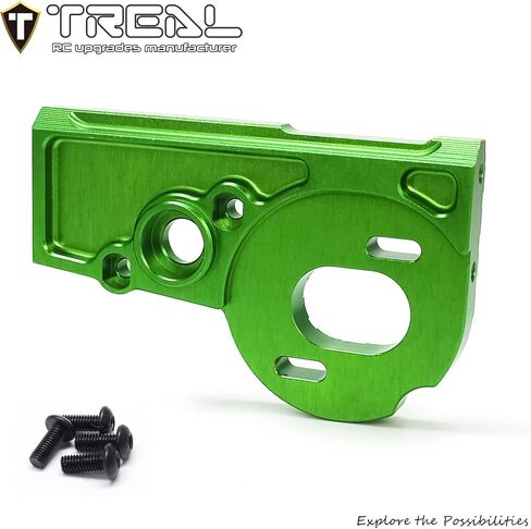 TREAL SCX10 Pro Motor Mount Plate Aluminum 7075 Upgrades for 1/10 SCX10 PRO 4WD Kit(Gray) in Saudi Arabia