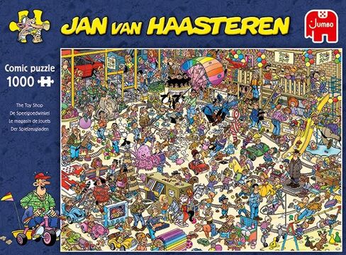 جمبو مجموعة احجية الصور المقطوعة من جان فان هاستيرين ذا توي شوب (1000 قطعة) in Kuwait