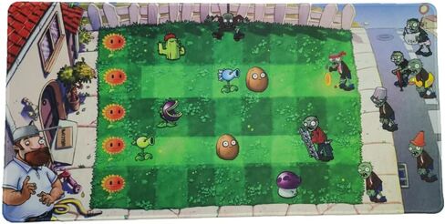 Plants Battle Map Toy PVC Zombies Game Plan Mat Plush Figures Scene Map PVZ Toys Mouse Pad in Saudi Arabia