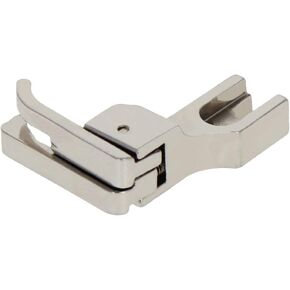 Othmro 1/16inch Industrial Sewing Machines CL Left Side Edge Guide Compensating Presser Foot Metal Presser Feet Sewing Presser Foot for Replacement Accessories Silver