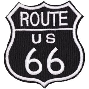 Route US 66 Patch Wikineon Iron on Patches Patches for Jackets Patches for Clothes Mini Patches Embroidered Sew on Patches Iron on Patch Sew on Patch Cool Patches Unique Patches in Kuwait