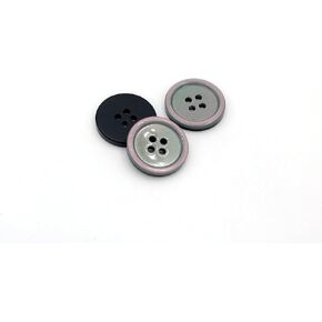 20PCS 4 Holes Sewing Round Craft Buttons Resin Snaps for Blazer Shirts Clothes DIY Accessories (White, 15mm) in Kuwait