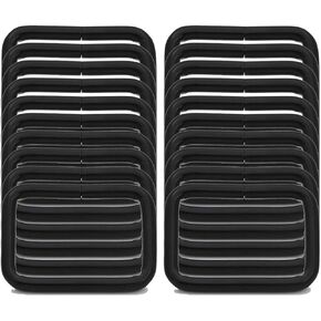 BIKICOCO Metal Rectangle Ring Buckles Square Strap Webbing Belt Rings for Bag Purse Non Welded 1-1/4 x 3/4 Inch