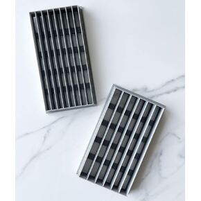 قطاعات صلصال بوليمر للاقراط - مجموعة شرائط مربعة من القماش القطني من ذا كلايفول كو، مجموعة من قطعتين - قطاعات صلصال البوليمر لاشكال الحلقان والمجوهرات - قطاعات بسكويت لصنع مجوهرات الصلصال in Kuwait