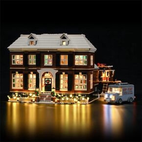GEAMENT LED Light Kit Compatible with Lego Ideas Home Alone - Lighting Set for Ideas 21330 Building Model (Model Set Not Included)