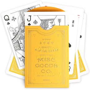 Premium Playing Cards | Intricate Design | Detailed Embossing and Gold Foil Accents | Ivory in Saudi Arabia