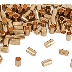 Craftdady 5 Sets 18K Gold Plated Hook Clasps 5.5mm Leather Cord End Caps Terminators Crimp End Tips for Jewelry Making