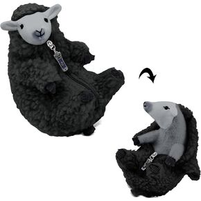 AGRIMONY Cute Shaved Sheep Stuffed Animals Kawaii Lamb Plush Toys Valentines Mothers Day Birthday Easter Funny Gifts for Kids Girls Boys Teens Women Small Plushies Sheep Decor