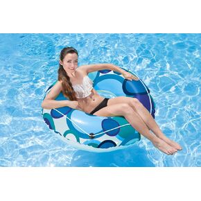 Poolmaster 48-Inch Swimming Pool Tube Float, Bright Circles