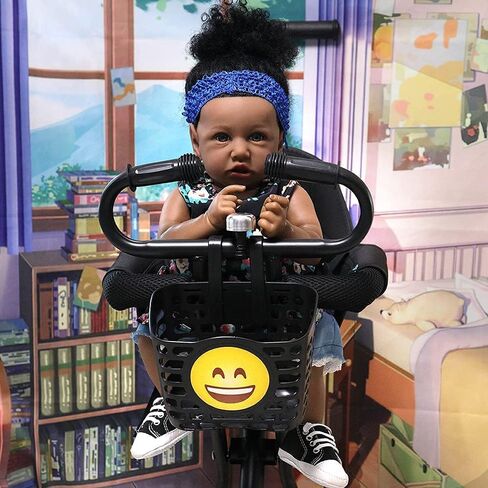 UCanaan Lifelike Reborn Baby Dolls with Soft Body 22 Inch Black African American Realistic Girl Handmade Weighted Baby Dolls Best Toddler Gift Set for Ages 3+ Best Gitfs for Girls Christmas Birthday in Kuwait