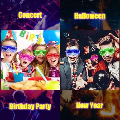 لوازم الحفلات المتوهجة في الظلام من Simnuply، هدايا عيد الحب للأطفال، 68 قطعة من لوازم حفلات النيون، هدايا الحفلات المضيئة للأطفال مع أضواء الأصابع، نظارات مضيئة، ربطات شعر LED، قلائد نيون، أساور متوهجة لعيد الميلاد وعيد الهالوين N in Kuwait