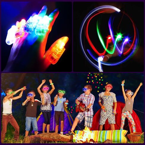 لوازم الحفلات المتوهجة في الظلام من Simnuply، هدايا عيد الحب للأطفال، 68 قطعة من لوازم حفلات النيون، هدايا الحفلات المضيئة للأطفال مع أضواء الأصابع، نظارات مضيئة، ربطات شعر LED، قلائد نيون، أساور متوهجة لعيد الميلاد وعيد الهالوين N in Kuwait
