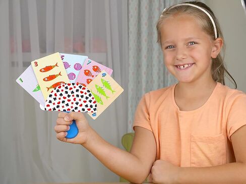 Regal Games 1 Pack Card Holders for Playing Cards - Kids Card Holder with Plastic Paddles - Ideal for Family Fun Game Night and Travel (Ages 3+) in Saudi Arabia