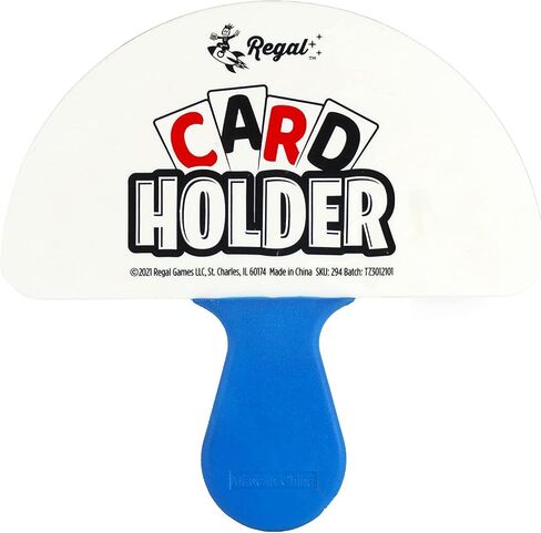 Regal Games 1 Pack Card Holders for Playing Cards - Kids Card Holder with Plastic Paddles - Ideal for Family Fun Game Night and Travel (Ages 3+) in Saudi Arabia