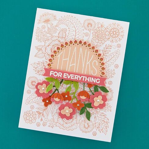 مجموعة طوابع شفافة من Spellbinders Kaleidscope Arch Sentiments in Kuwait