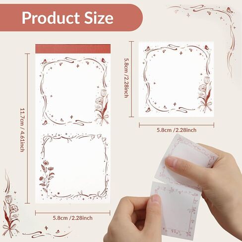 PUIKSXER Decorative Paper Pad, 200 Pieces Vintage Scrapbook Label Paper Aesthetic Stationery Scrapbook Paper Supplies for Decoupage Junk Journal Planner Collage DIY Craft - 4 Styles in Kuwait