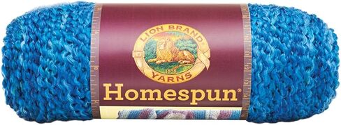 Lion Brand Homespun Hepplewhite 790-300 (3-Skeins - Same Dye Lot) Chunky Bulky #5 Acrylic Yarn for Crocheting and Knitting - Bundle with 1 Artsiga Crafts Project Bag in Saudi Arabia