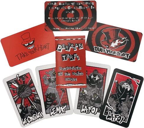 Persona 5 - بطاقات Royal Tarot - مجموعة بطاقات كاملة مكونة من 78 بطاقة + إضافات in Saudi Arabia