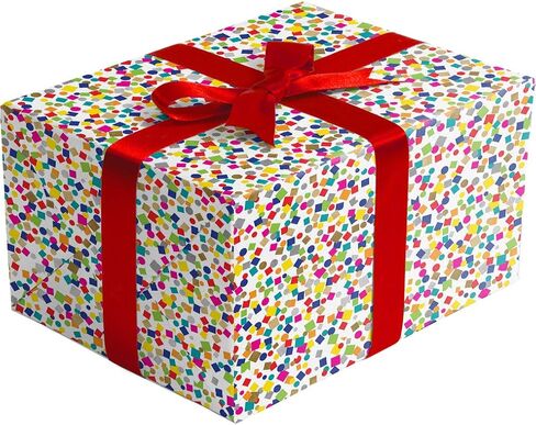 Jillson Roberts 12 Sheet-Count Recycled Flat Folded Birthday Gift Wrap, Dino Party in Kuwait
