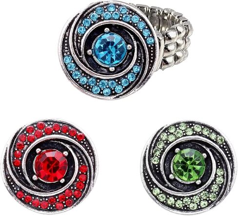 حلقة ممتدة من Dragonfly Spirit Designs Snap Charm للأزرار القياسية مقاس 20 مم in Saudi Arabia
