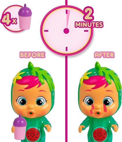 Cry Babies Magic Tears Tutti Frutti House Series, 2 Pack in Kuwait