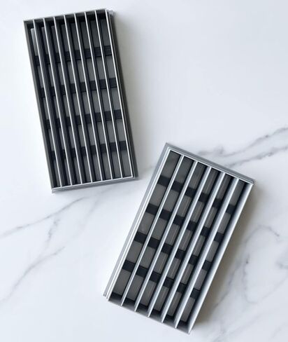 قطاعات صلصال بوليمر للاقراط - مجموعة شرائط مربعة من القماش القطني من ذا كلايفول كو، مجموعة من قطعتين - قطاعات صلصال البوليمر لاشكال الحلقان والمجوهرات - قطاعات بسكويت لصنع مجوهرات الصلصال in Kuwait