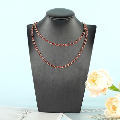 UMAOKANG 2 Meters Gold Plated Jewelry Making Chain Stainless Steel Chain Bulk Enamel Cable Chain with Jewelry Findings Women Necklace Bracelet DIY Jewelry Findings in Kuwait
