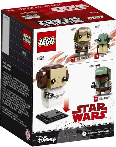 LEGO 6225350 Brickheadz Princess Leia Organa 41628 Building Kit, Multicolor in Saudi Arabia