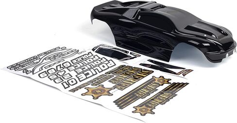 SummitLink Custom Body Police Style Compatible for E-Revo 1/10 Scale RC Car or Truck (Truck not Included) ER-PB-01 in Saudi Arabia
