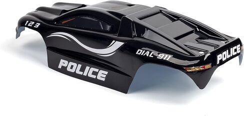 SummitLink Custom Body Police Style Compatible for E-Revo 1/10 Scale RC Car or Truck (Truck not Included) ER-PB-01 in Saudi Arabia