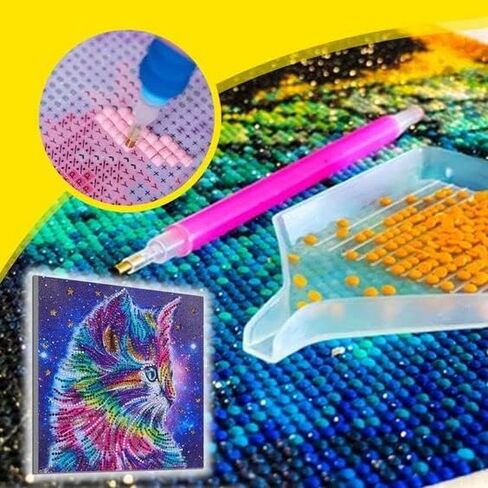 5D DIY الماس اللوحة شاحنة 16X16 بوصة الحفر الكامل جولة حجر الراين التطريز لتزيين الجدران in Kuwait