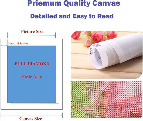 5D DIY الماس اللوحة شاحنة 16X16 بوصة الحفر الكامل جولة حجر الراين التطريز لتزيين الجدران in Kuwait